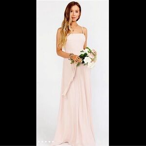 Lauren tie maxi dress